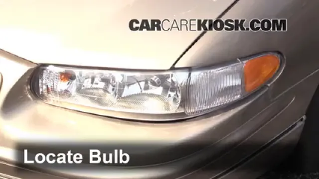 2003 Buick Regal LS 3.8L V6 Luces Luz de carretera (reemplazar foco) 
